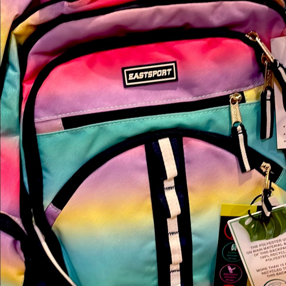 New Eastport Unisex Expandable Velocity Backpack, Pretty Ombre